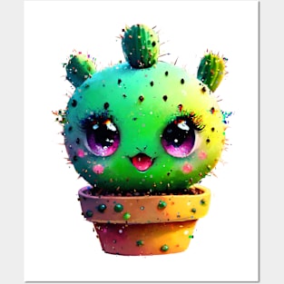 Baby cactus Posters and Art